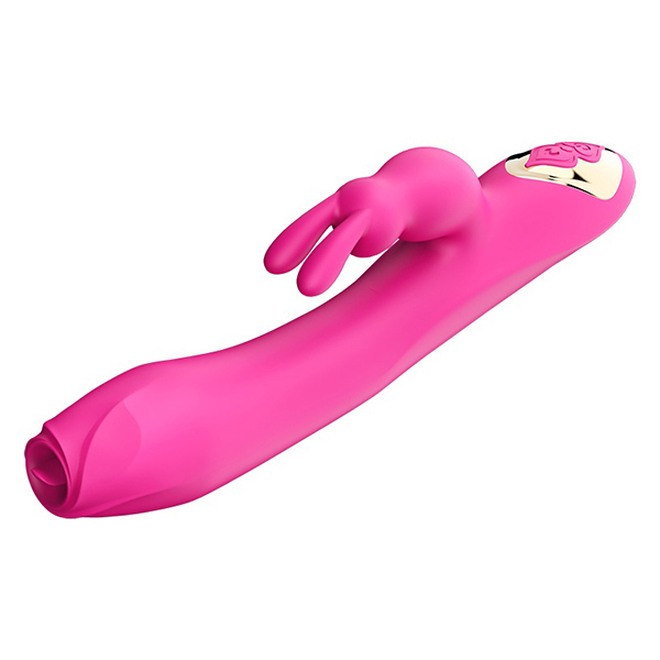 rd1923-1 Zungenleckende Frauen-Rabbit-Vibrator